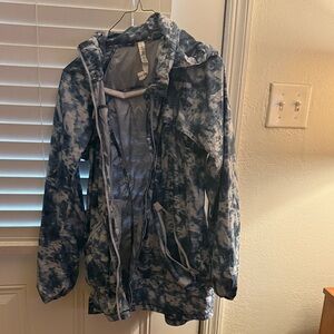 lululemon athletica Blue Tie-Dye Jacket